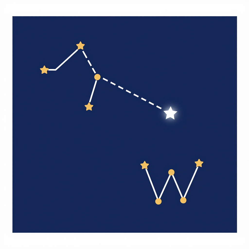 北極星の見つけ方