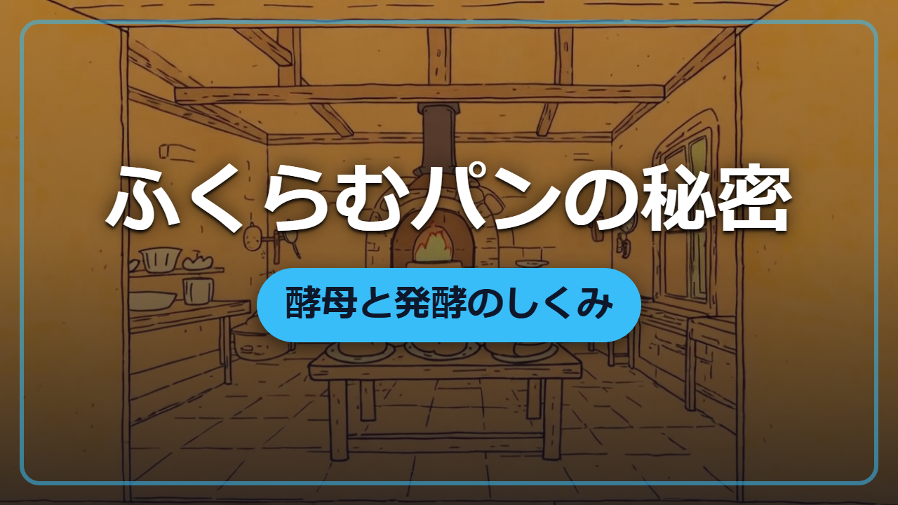 【異世界転生】かたい生地がふっくらふくらむ「パンと酵母」の秘密
