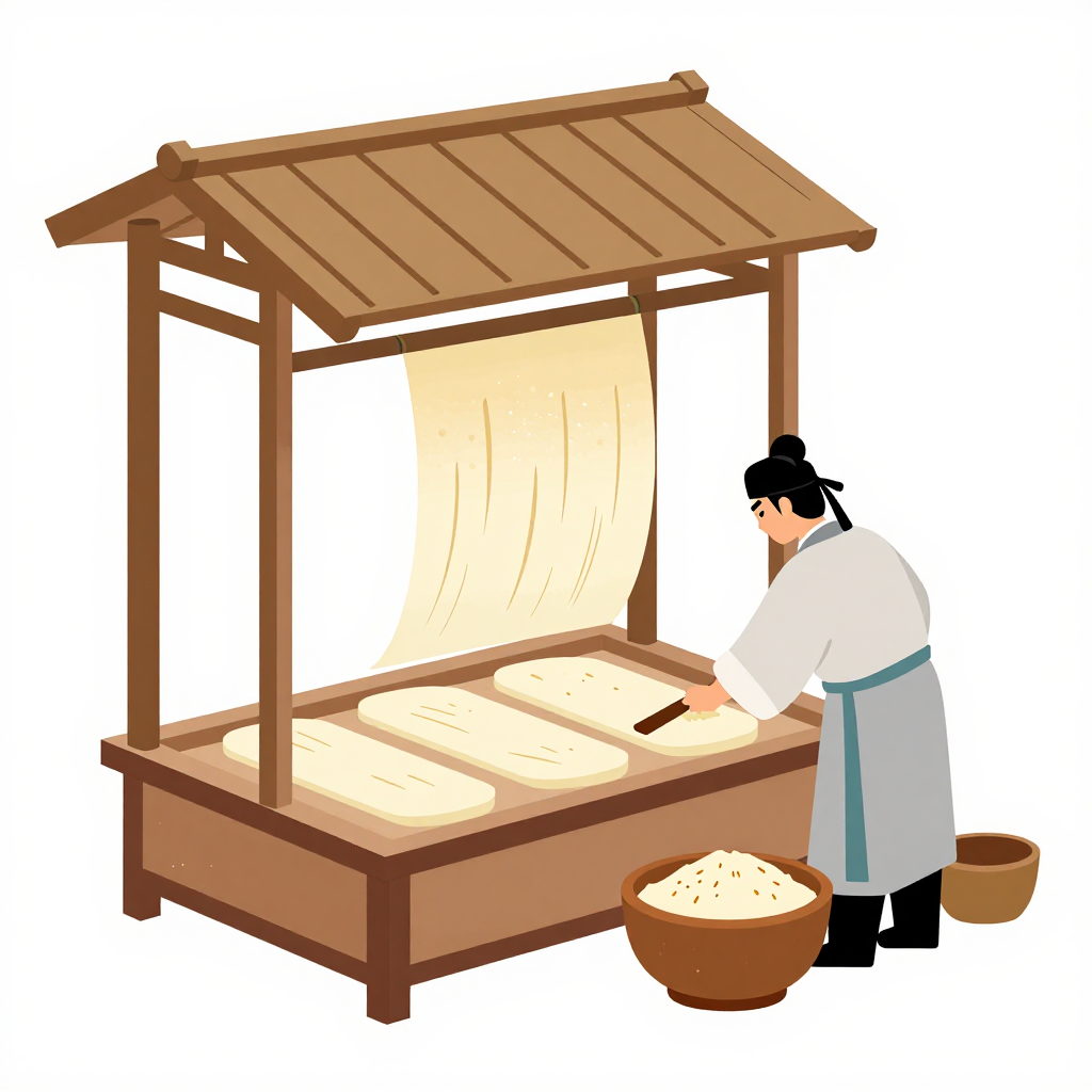 紙を洗練させた蔡倫