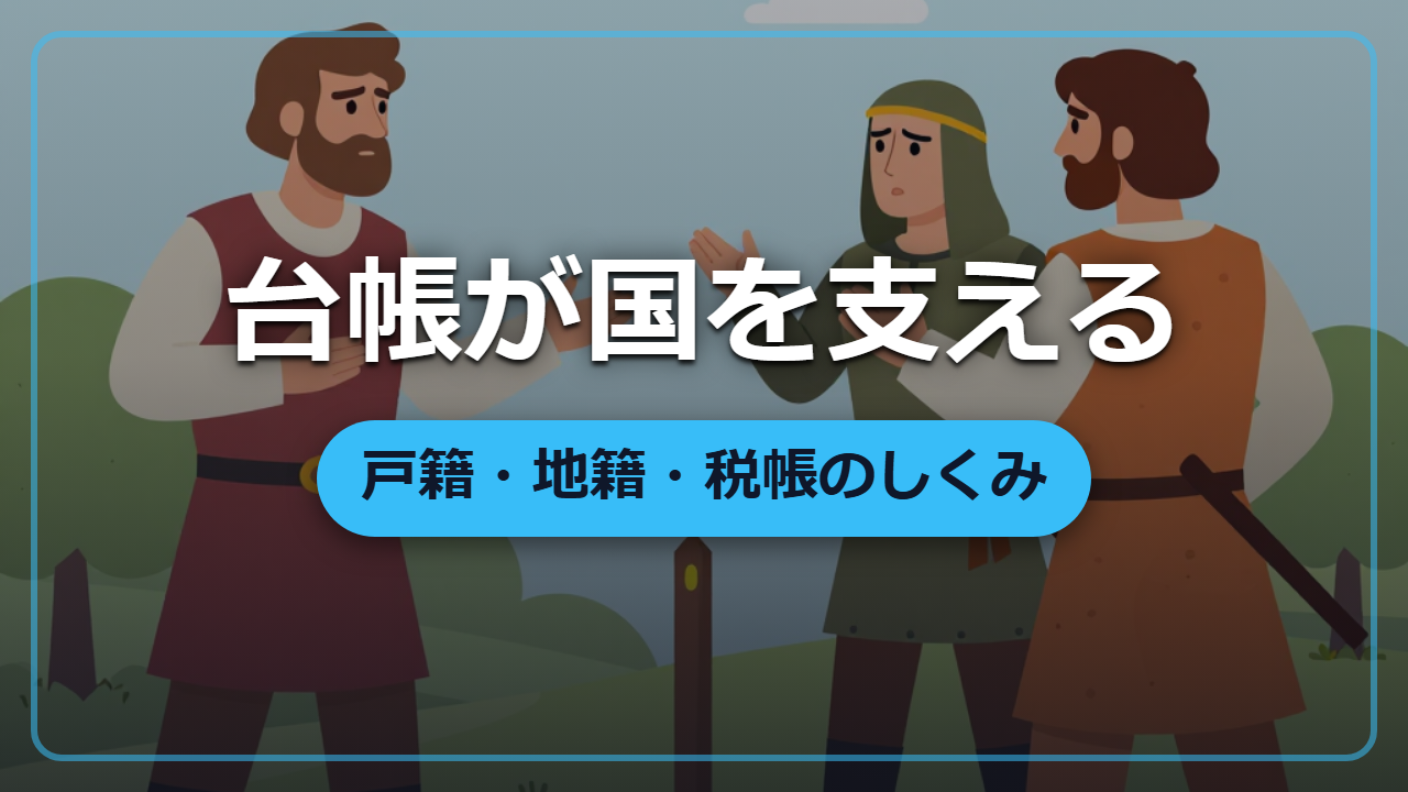 異世界で領地を治めるなら知っておきたい「台帳」の力 — 戸籍・地籍・税帳で国は動く