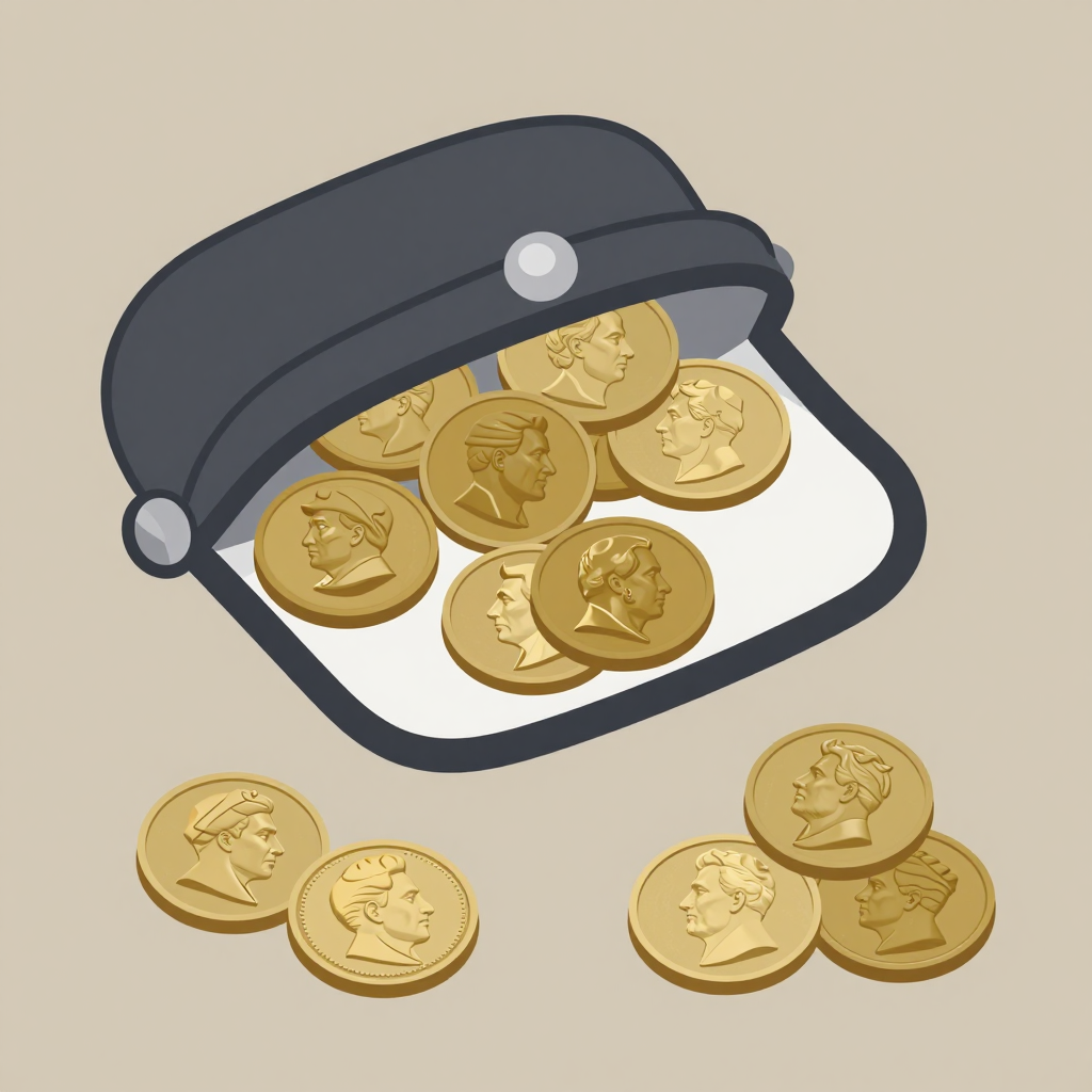 外国の硬貨が増えてくる