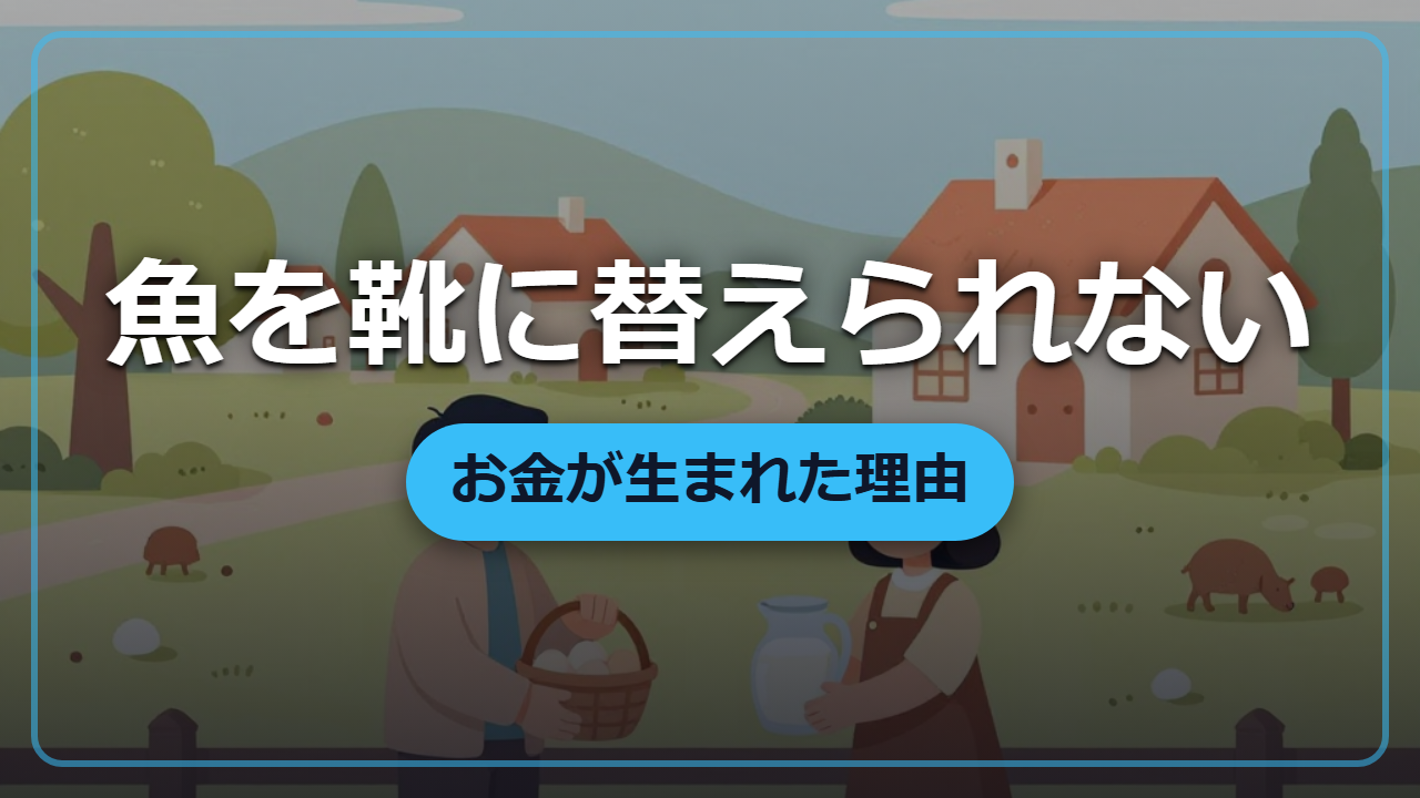 【異世界転生】魚を靴に替えられない世界―物々交換がうまくいかない理由とお金の誕生