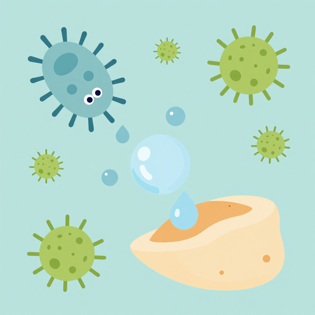微生物も水がないと増えない