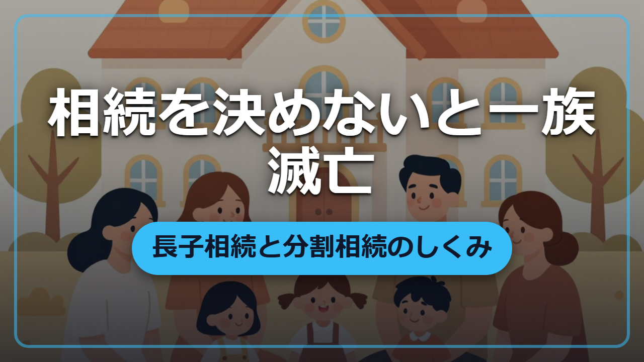 【異世界転生】相続のルールを決めないと、一族は滅びます