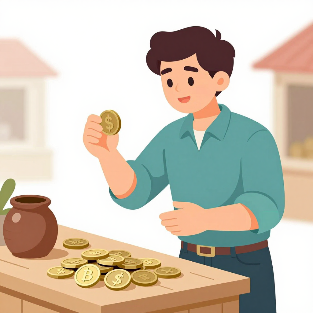一枚の異国の硬貨