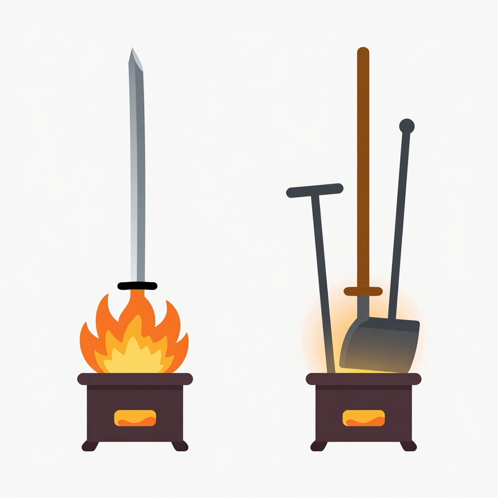 同じ『鉄』なのに違う作り方