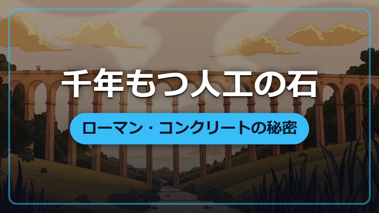 【異世界転生】千年崩れない街を作る「コンクリート」の秘密と作り方