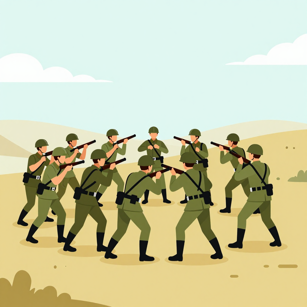 問題提起:平地の軍と地形の軍