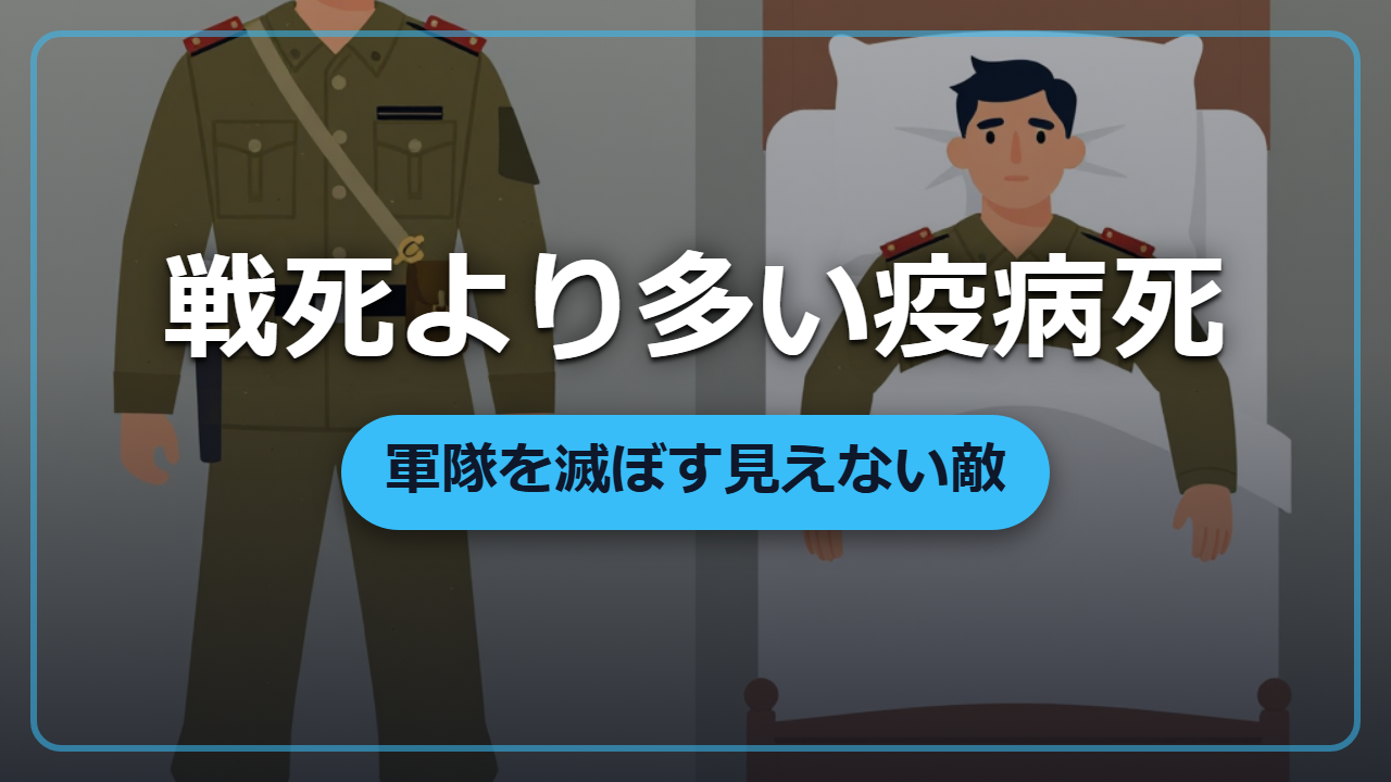 軍隊を滅ぼすのは剣ではなく疫病だった【異世界転生の雑学】