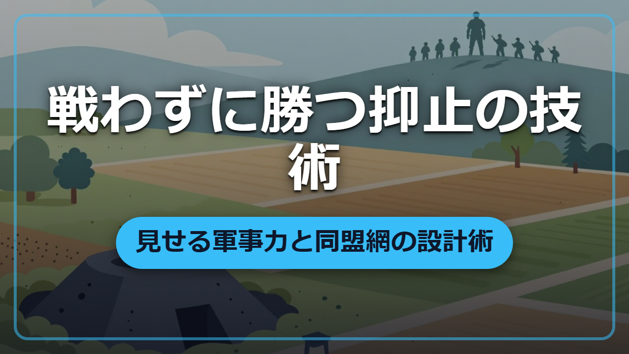【異世界戦術】剣を抜かずに勝つ「抑止」の力学、城壁・同盟・見せる軍備が国を守る理由