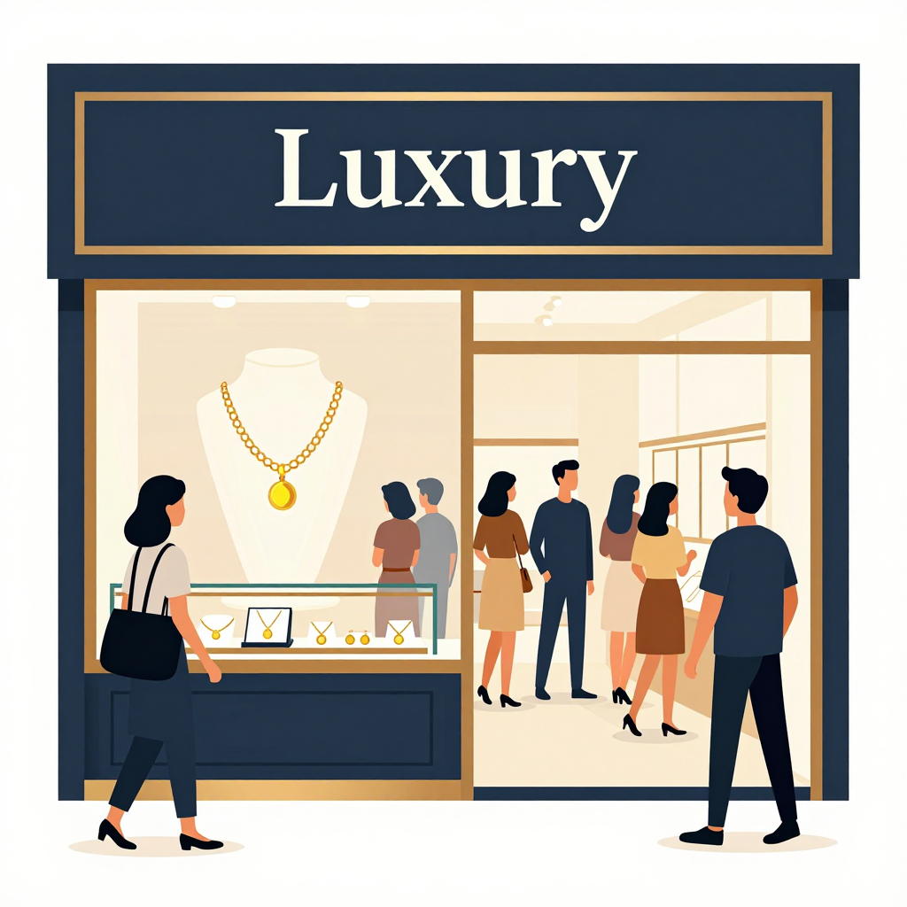 具体例：高級品店と薄利多売の店
