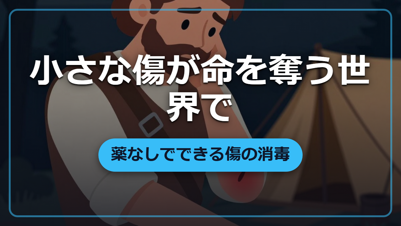 【異世界転生】薬がなくても傷の化膿を防ぐ「消毒」蜂蜜・銀・酒の使い方