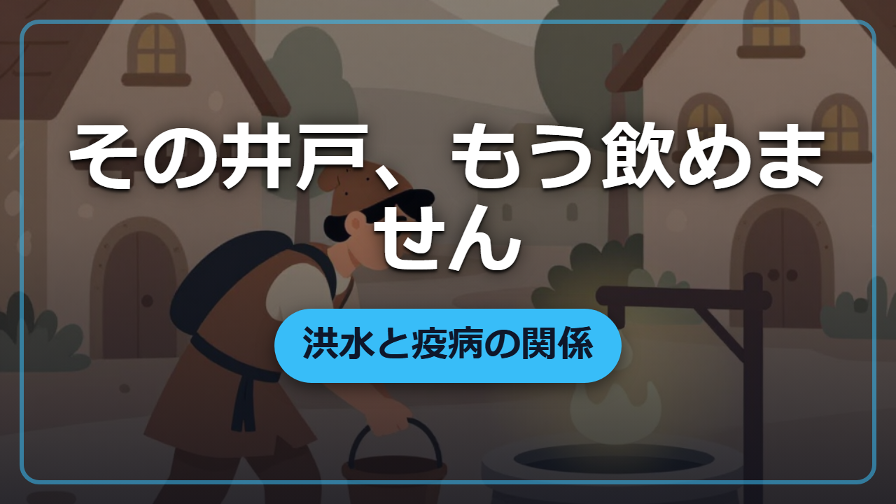 【異世界転生】その井戸、もう飲めません 洪水と疫病の本当の関係
