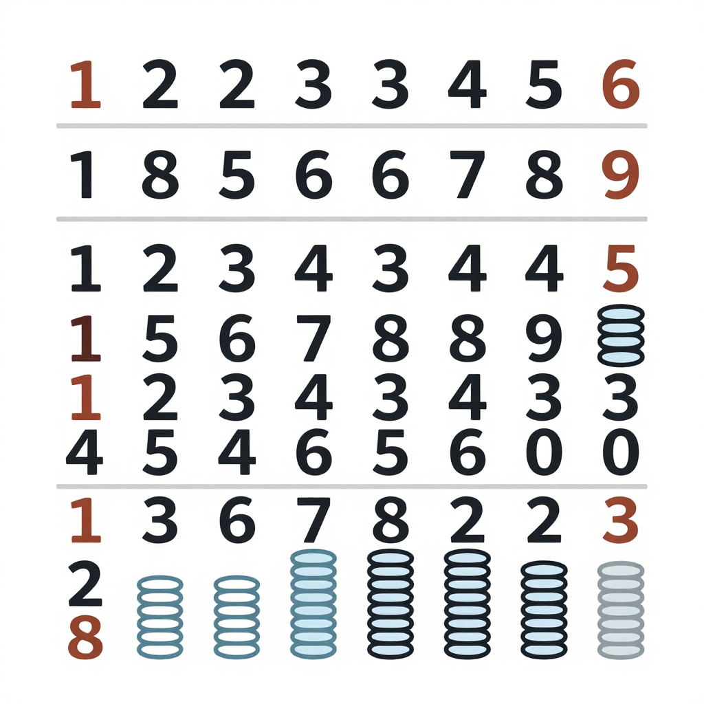 旧い数字の壁