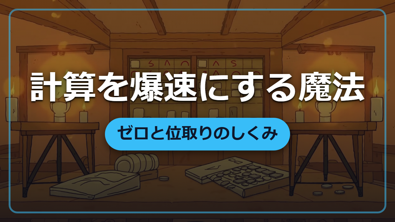 【異世界転生】たった十個の数字で世界を変える「ゼロと位取り」のしくみ